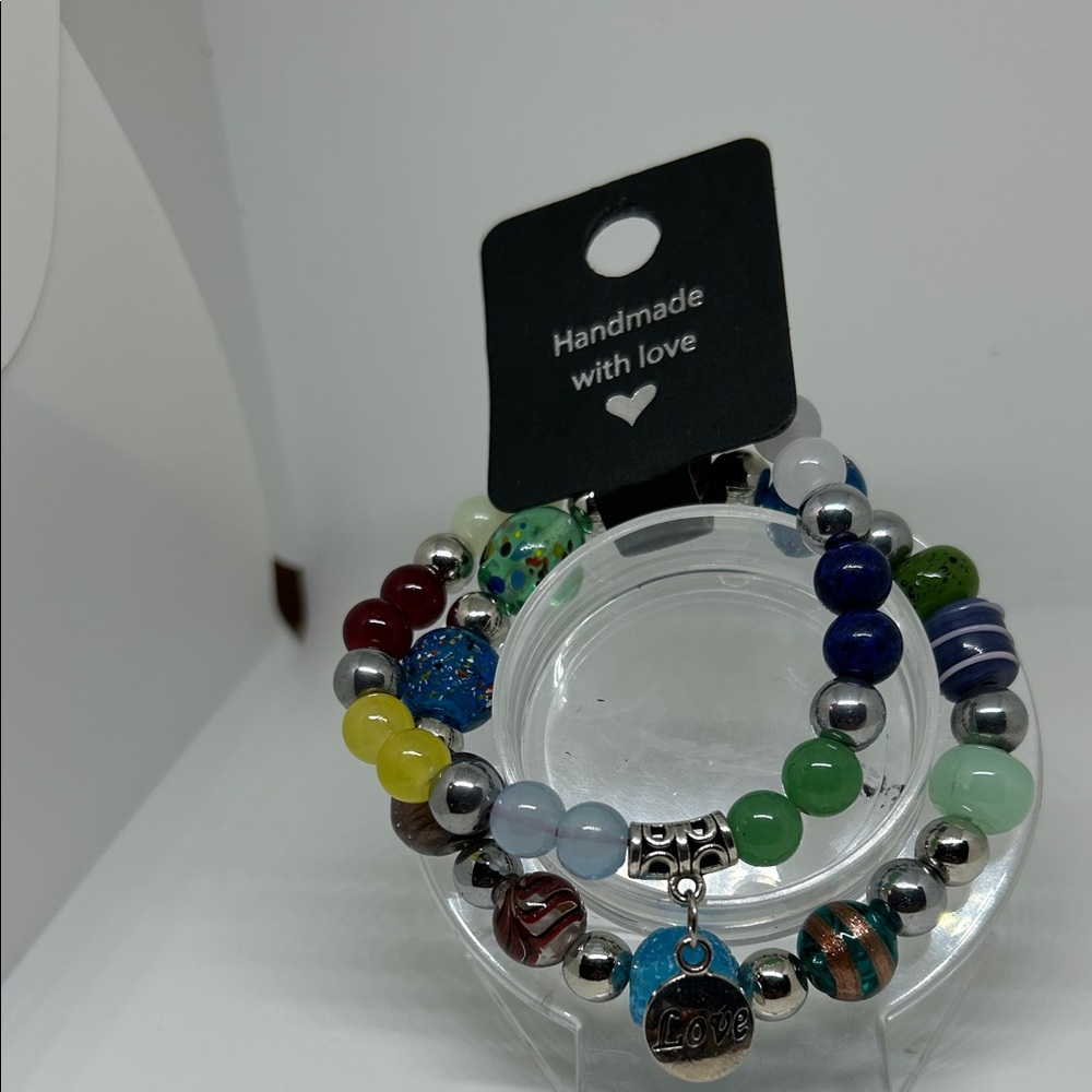 Handmade Love Multicolor Beaded Bracelet